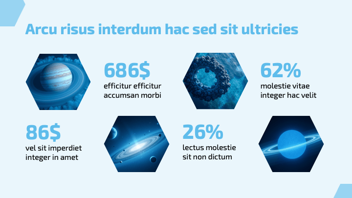 Hexaria Blue Geometric slide 4